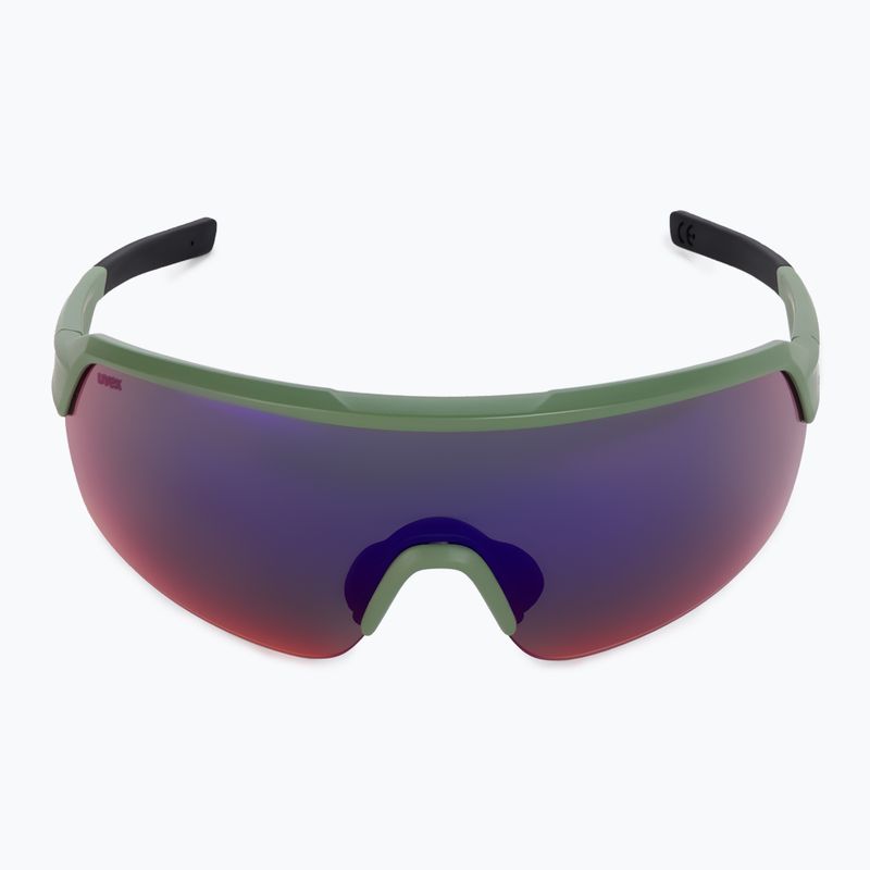 Occhiali da sole UVEX Sportstyle 227 oliva opaco/rosso specchiato 3