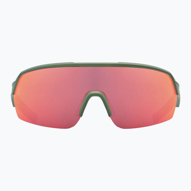 Occhiali da sole UVEX Sportstyle 227 oliva opaco/rosso specchiato 8