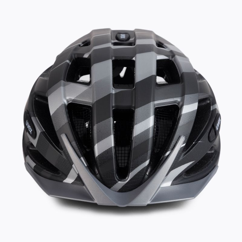 Casco da bicicletta UVEX Air Wing CC nero argento opaco 2