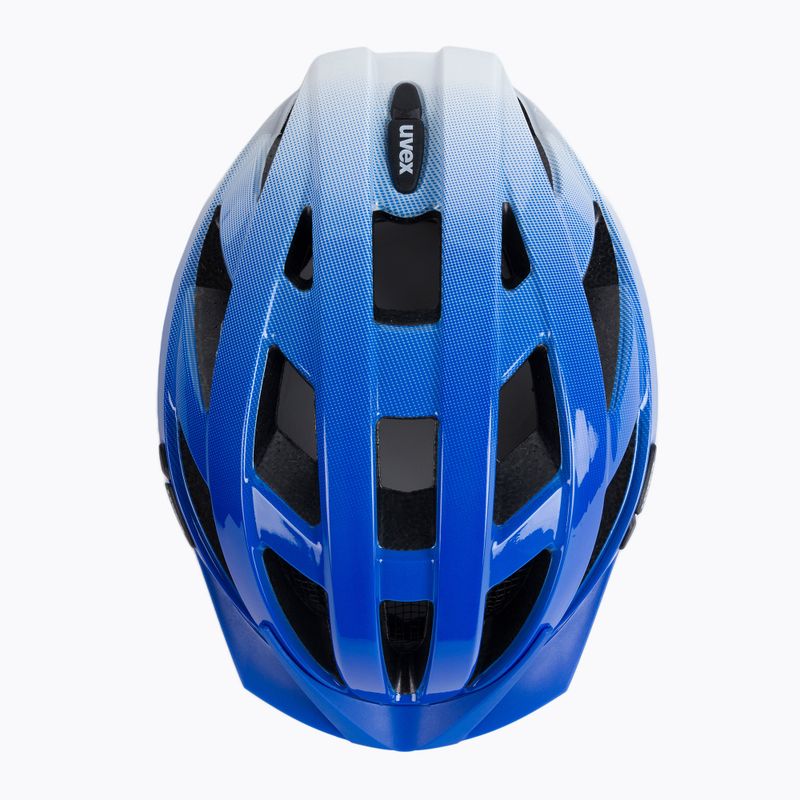 Casco da bici UVEX Air Wing bianco cobalto 6