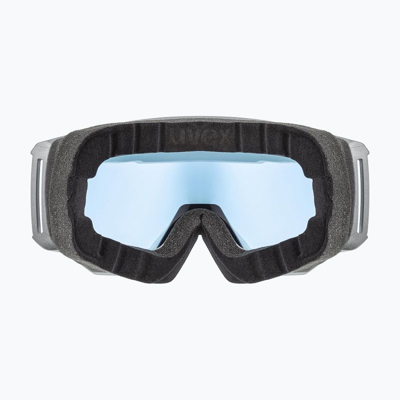 UVEX Athletic FM occhiali da sci rhino mat/specchio argento blu 8