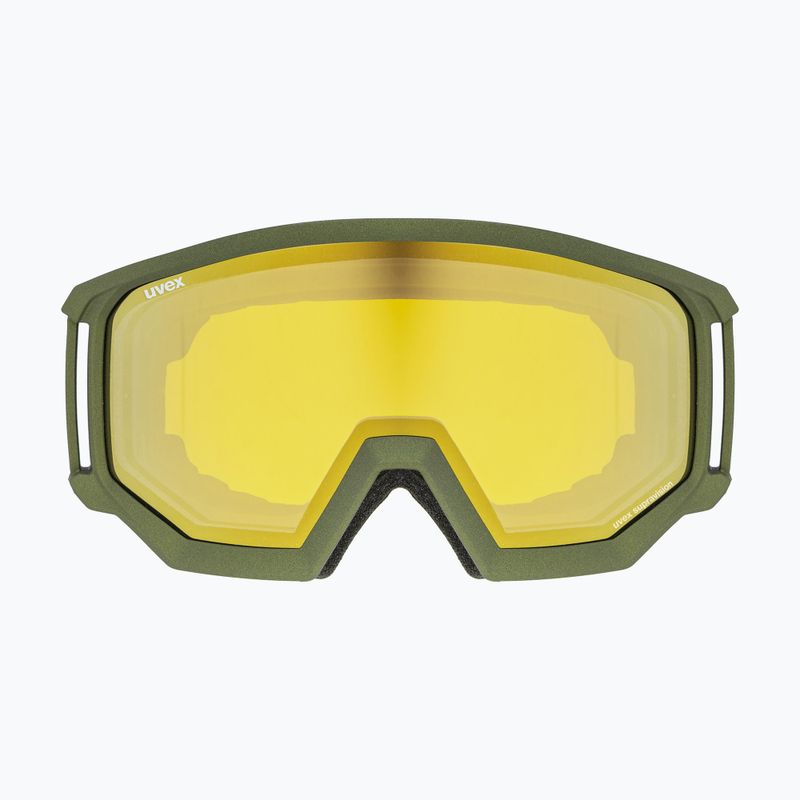 UVEX Athletic FM croco opaco/specchio oro lasergold lite occhiali da sci 7