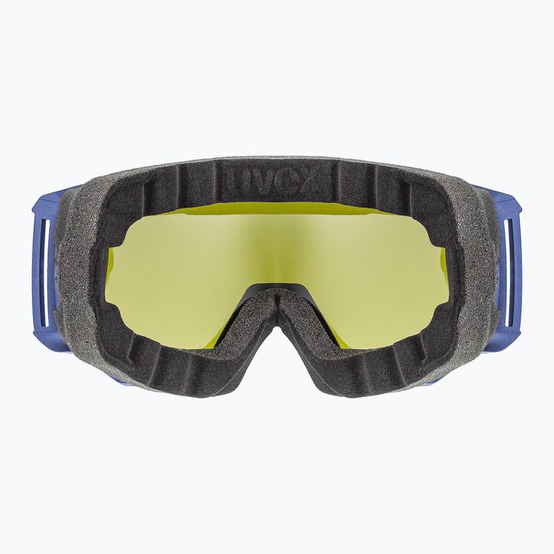 Maschera da sci UVEX Athletic FM navy matt/mirror blue green 5