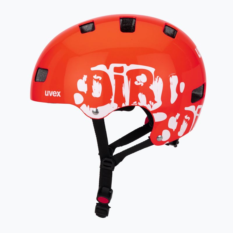 Casco per bambini UVEX Kid 3 dirt bike neon red 3