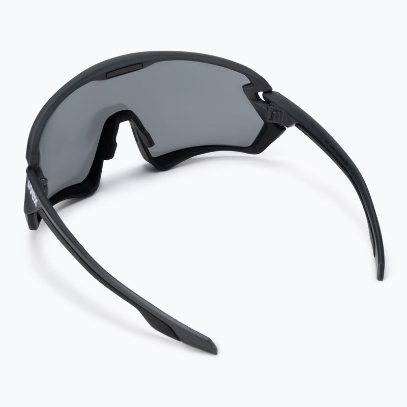 Occhiali da sole UVEX Sportstyle 231 grigio nero opaco/argento specchiato 2