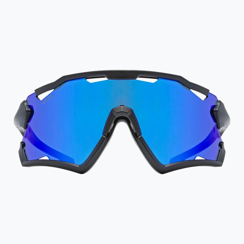 Occhiali da sole UVEX Sportstyle 228 nero opaco/blu specchiato 7