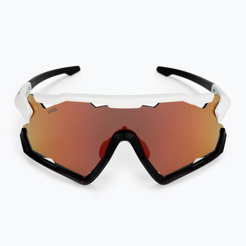Occhiali da sole UVEX Sportstyle 228 bianco nero/rosso specchiato 3