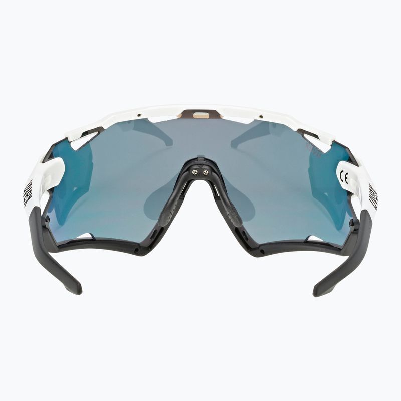 Occhiali da sole UVEX Sportstyle 228 bianco nero/rosso specchiato 8