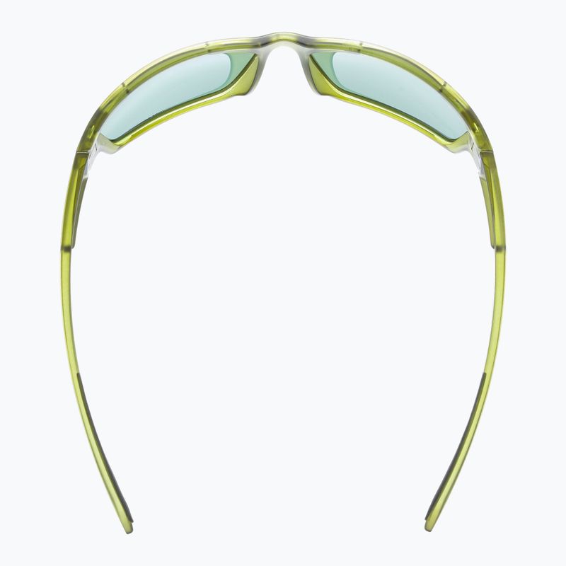 Occhiali da sole UVEX Sportstyle 233 P verde opaco/polavision verde specchio 9
