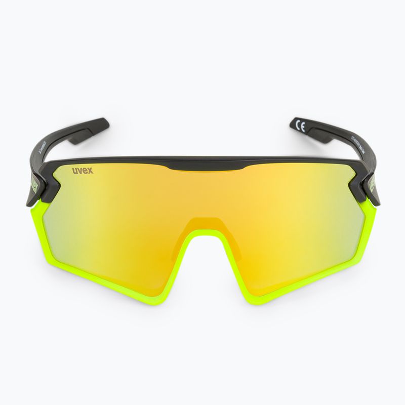 Occhiali da sole UVEX Sportstyle 231 nero giallo opaco/giallo specchiato 3