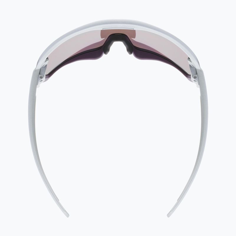 Occhiali da sole UVEX Sportstyle 231 argento prugna opaco/rosso specchiato 7