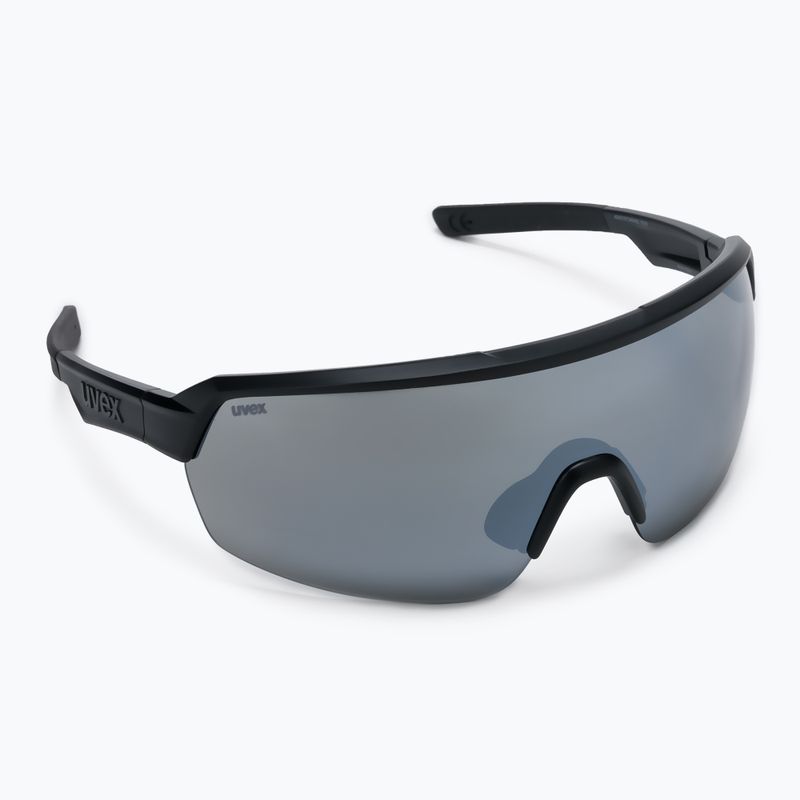 Occhiali da sole UVEX Sportstyle 227 nero opaco/argento specchiante