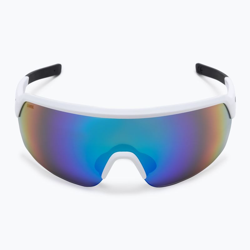 Occhiali da sole UVEX Sportstyle 227 bianco opaco/blu specchiato 3