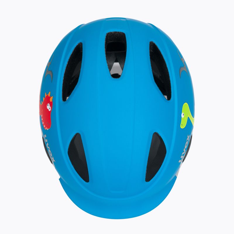 Casco da bici per bambini UVEX Oyo Style dino blu opaco 7