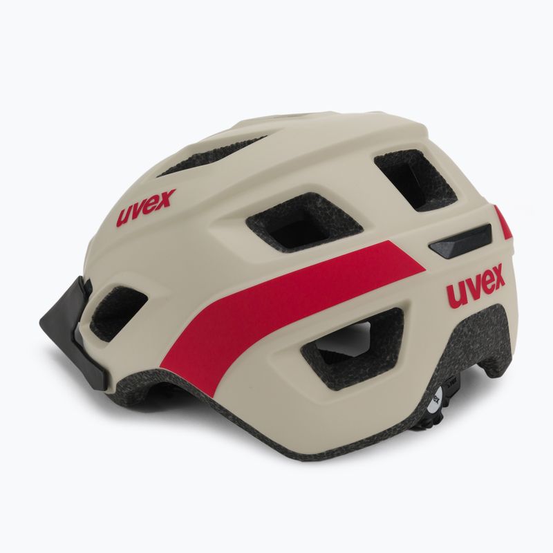 Casco da bici UVEX Access sabbia rosso mat 4