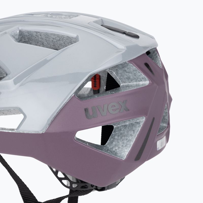 Casco da ciclismo UVEX Gravel X rhino/plum 7
