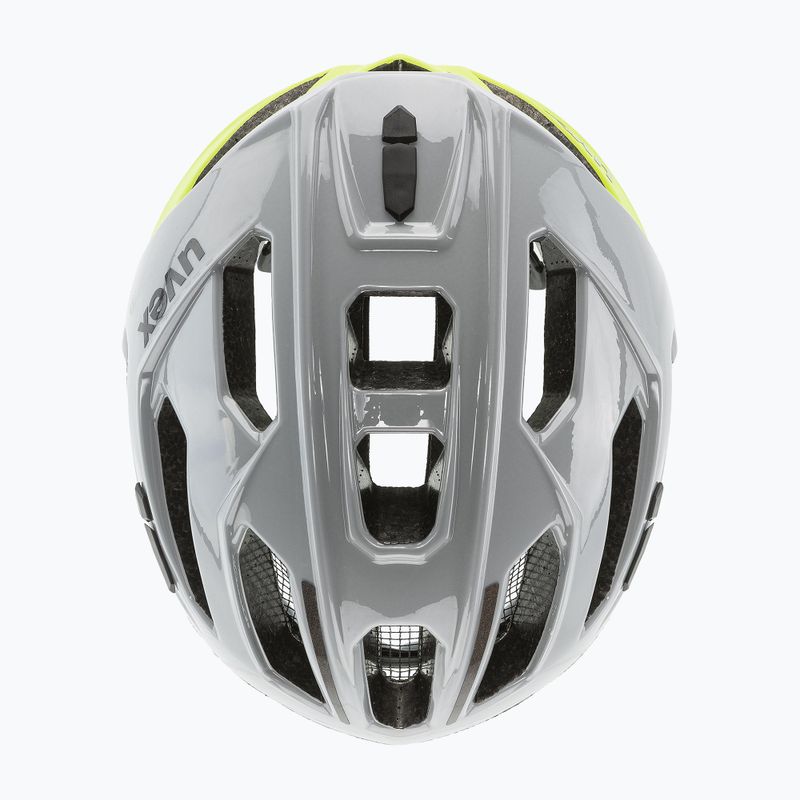 UVEX casco da bici Gravel X rhino/giallo neon 4