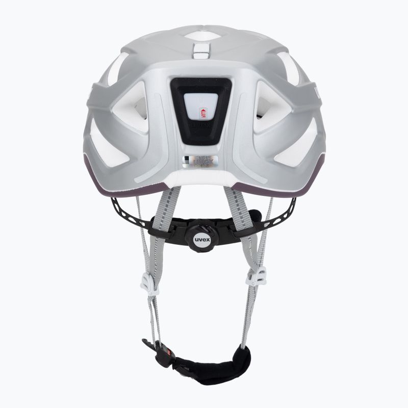 Casco da bici UVEX City Active argento/prugna opaco 4