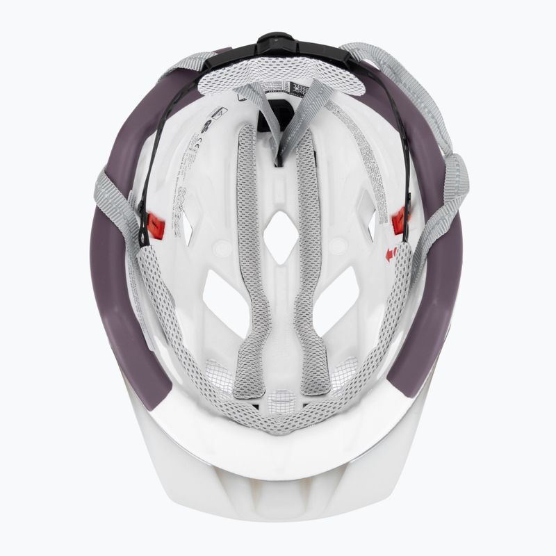 Casco da bici UVEX City Active argento/prugna opaco 5