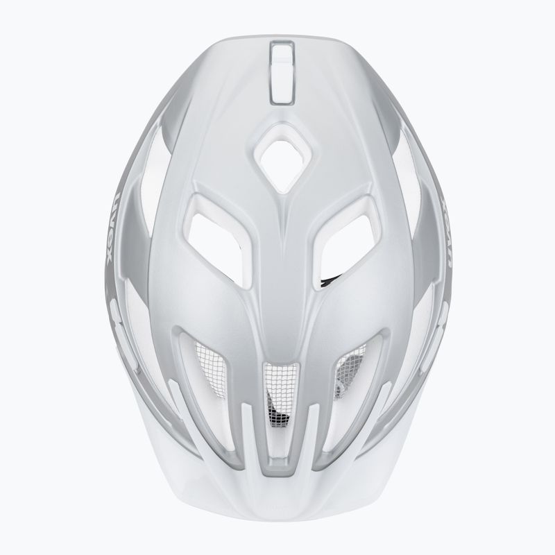 Casco da bici UVEX City Active argento/prugna opaco 6