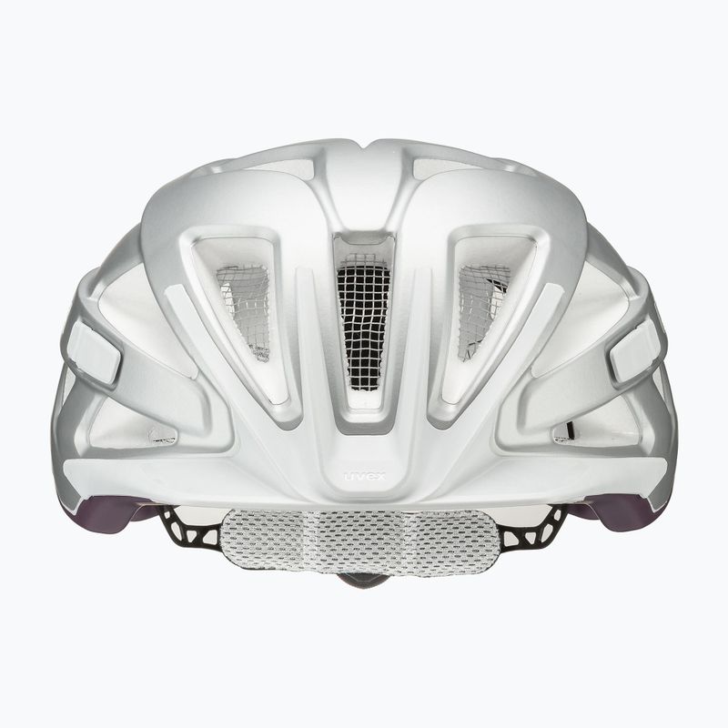 Casco da bici UVEX City Active argento/prugna opaco 2