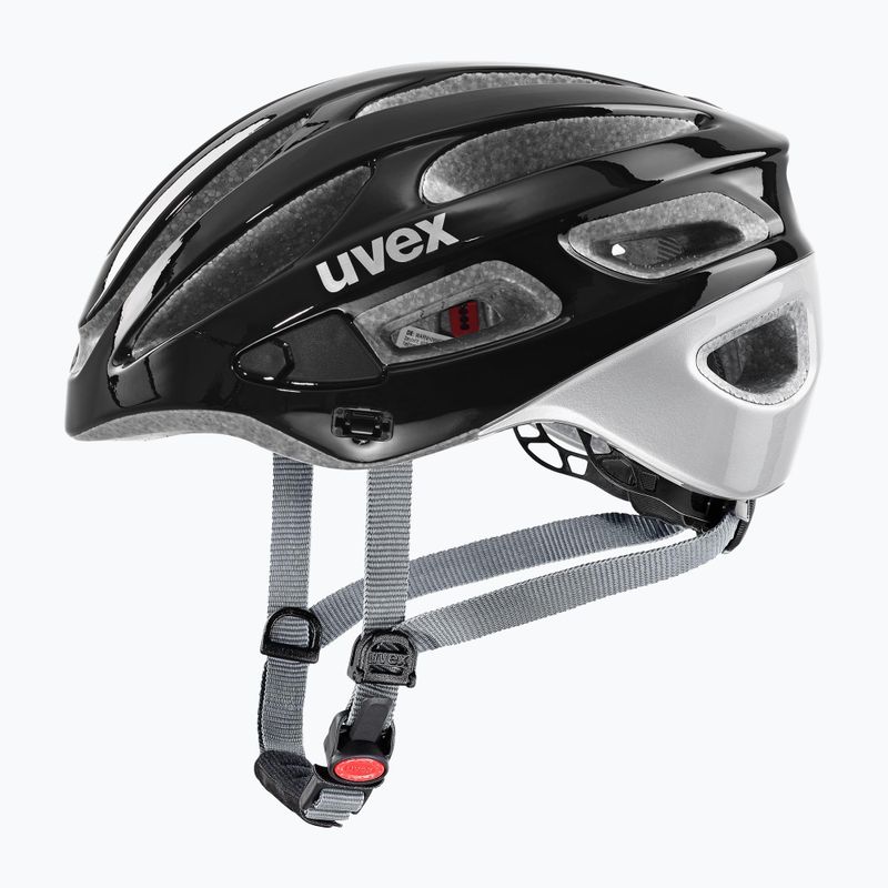 Casco da bicicletta UVEX True nero/argento 7