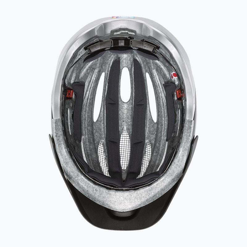 Casco da bicicletta UVEX True nero/argento 11