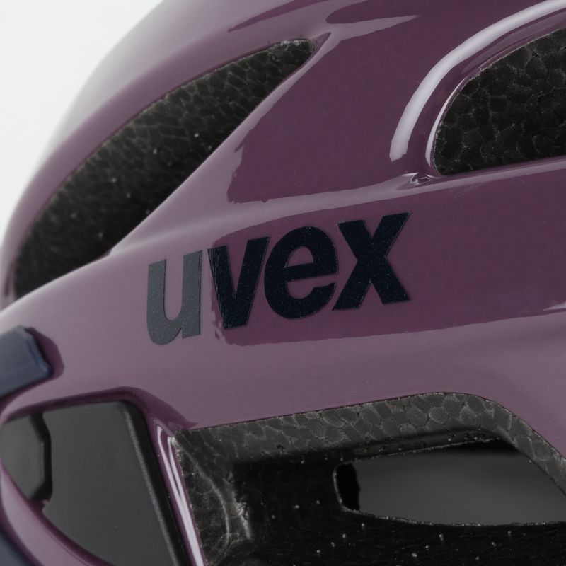 Casco da bicicletta da donna UVEX True plum deep space 7