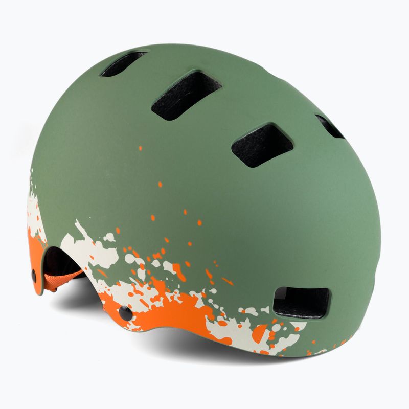 Casco da bici per bambini UVEX Kid 3 CC verde muschio/sabbia opaco