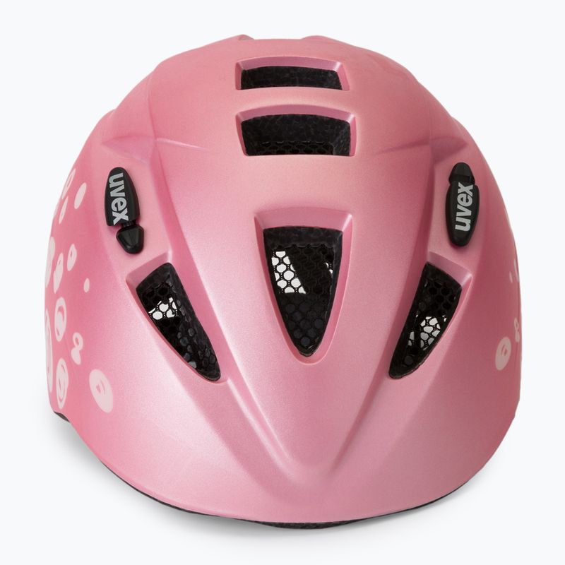 Casco da bici per bambini UVEX Kid 2 CC rosa a pois opaco 2