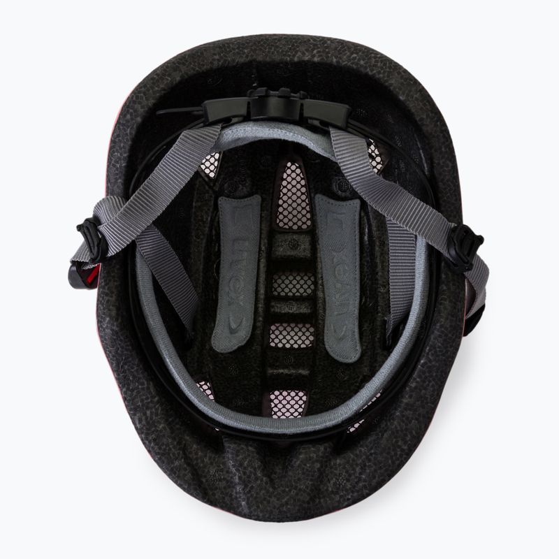 Casco da bici per bambini UVEX Kid 2 CC rosa a pois opaco 5