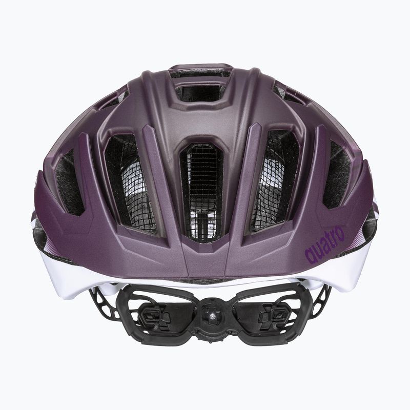 Casco da bici UVEX Quatro CC prugna/bianco opaco 2