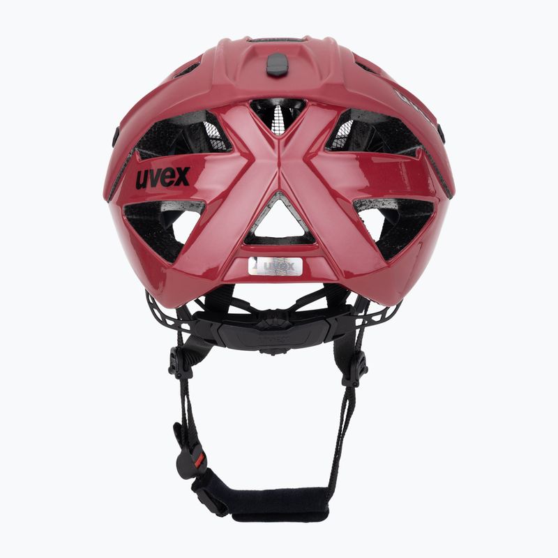 Casco da bici UVEX Quatro CC rosso/nero opaco 4