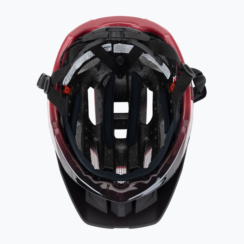 Casco da bici UVEX Quatro CC rosso/nero opaco 5