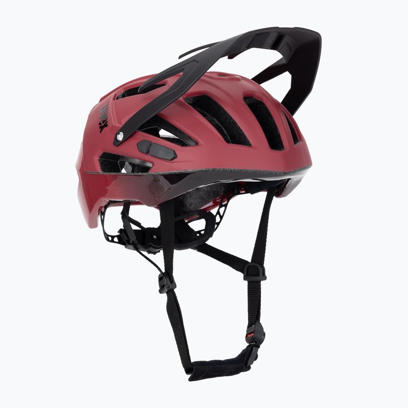 Casco da bici UVEX Quatro CC rosso/nero opaco 8