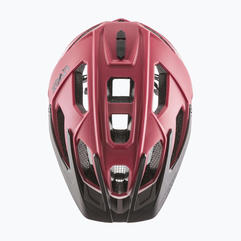 Casco da bici UVEX Quatro CC rosso/nero opaco 4