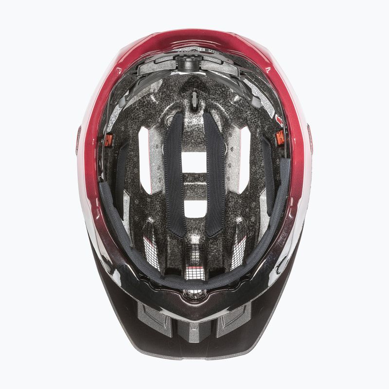 Casco da bici UVEX Quatro CC rosso/nero opaco 5