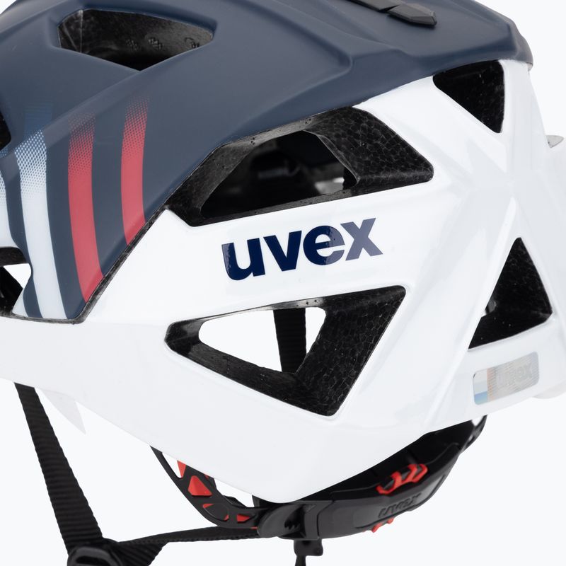 Casco da ciclismo UVEX Quatro CC deep space/white matt 7