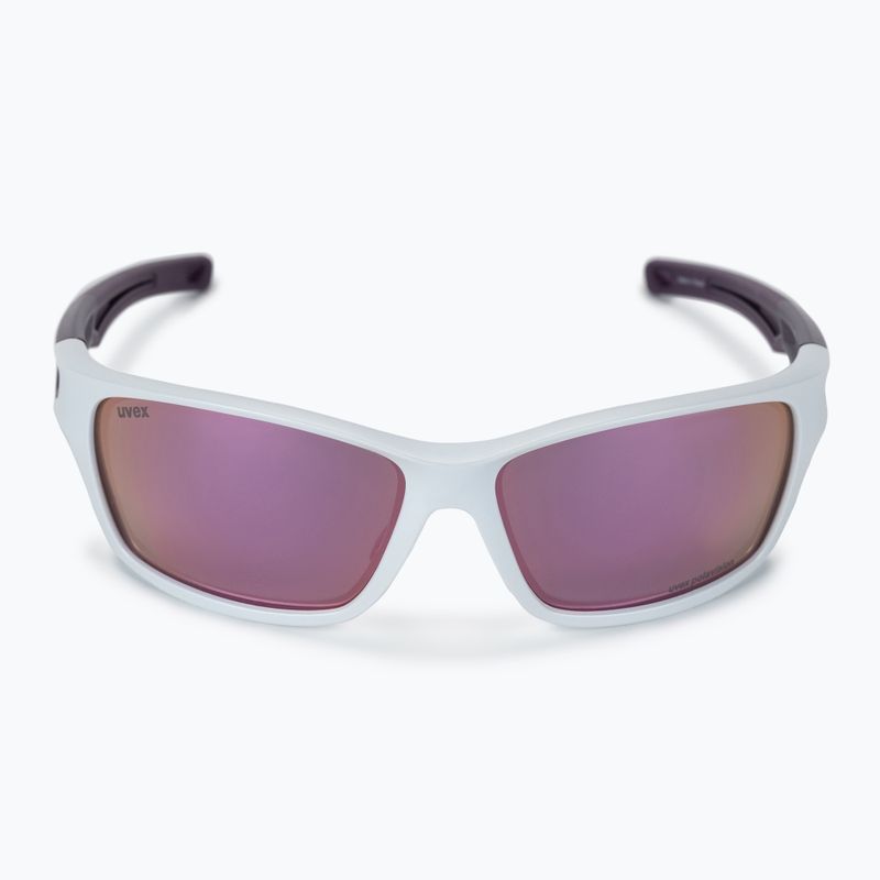 Occhiali da sole UVEX Sportstyle 232 P peacock prestige mat/polavision mirror rosa 3
