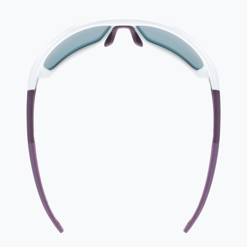 Occhiali da sole UVEX Sportstyle 232 P peacock prestige mat/polavision mirror rosa 9