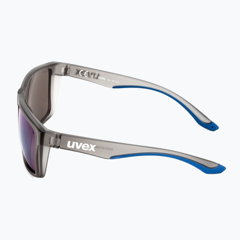 Occhiali da sole UVEX Lgl 50 CV smoke mat/mirror plasma 4