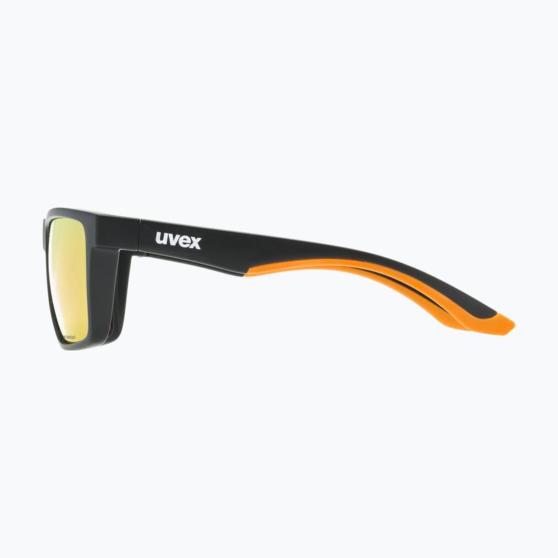 Occhiali da sole UVEX Lgl 50 CV nero opaco/specchio champagne 7