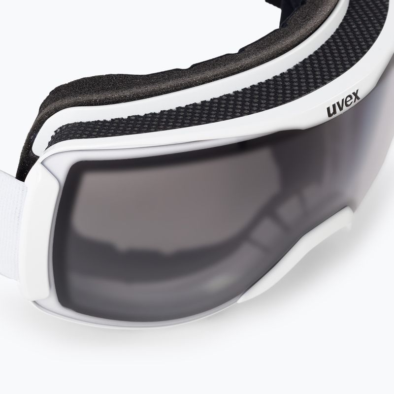 Occhiali da sci UVEX Downhill 2100 VPX bianco/variante polavision 5