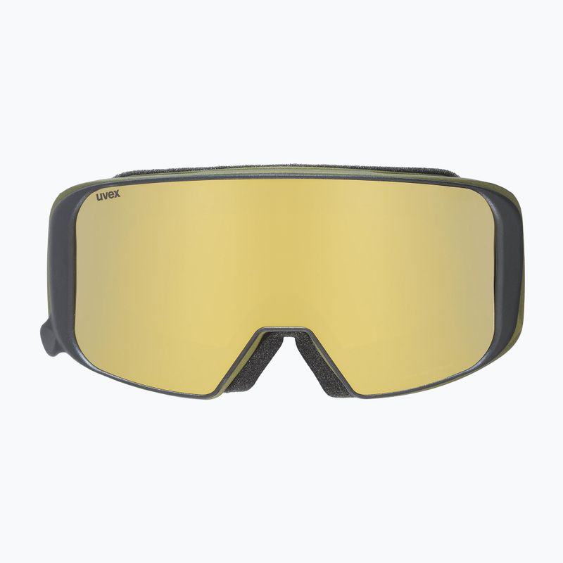 UVEX Saga To croco matt/mirror gold/lasergold lite/clear occhiali da sci 9