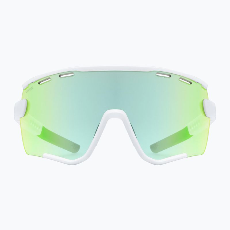 Occhiali da sole UVEX Sportstyle 236 Set bianco opaco/verde specchiato/chiaro 2