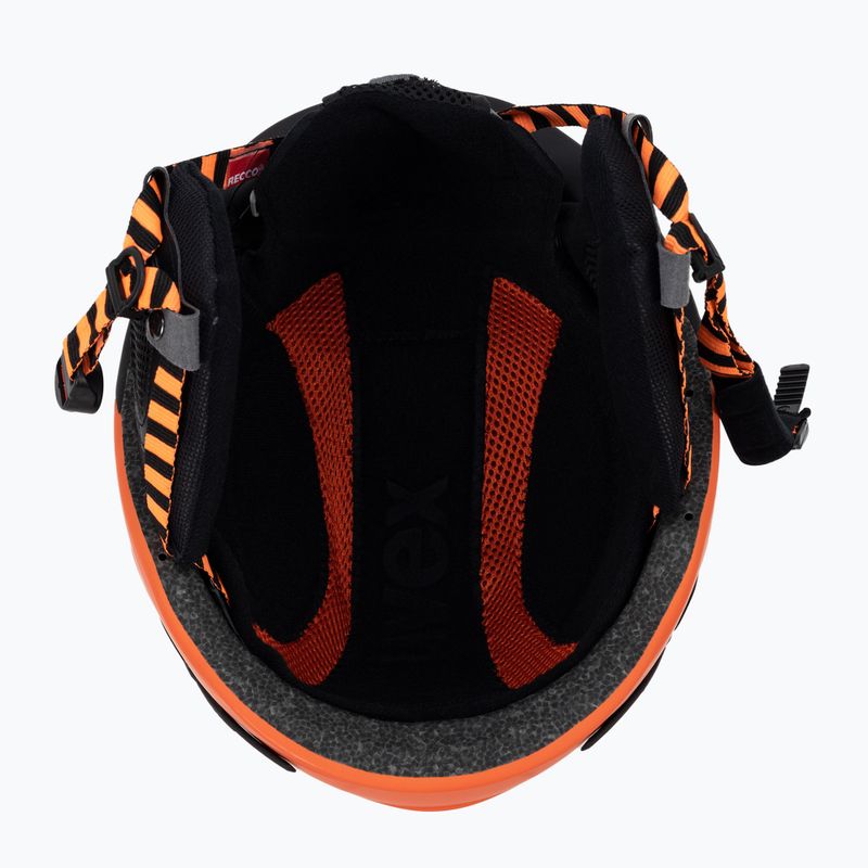 Casco da sci UVEX P.8000 Tour feroce rosso/nero opaco 5