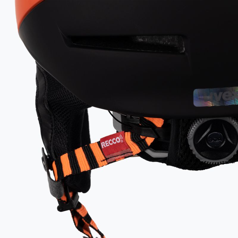 Casco da sci UVEX P.8000 Tour feroce rosso/nero opaco 9
