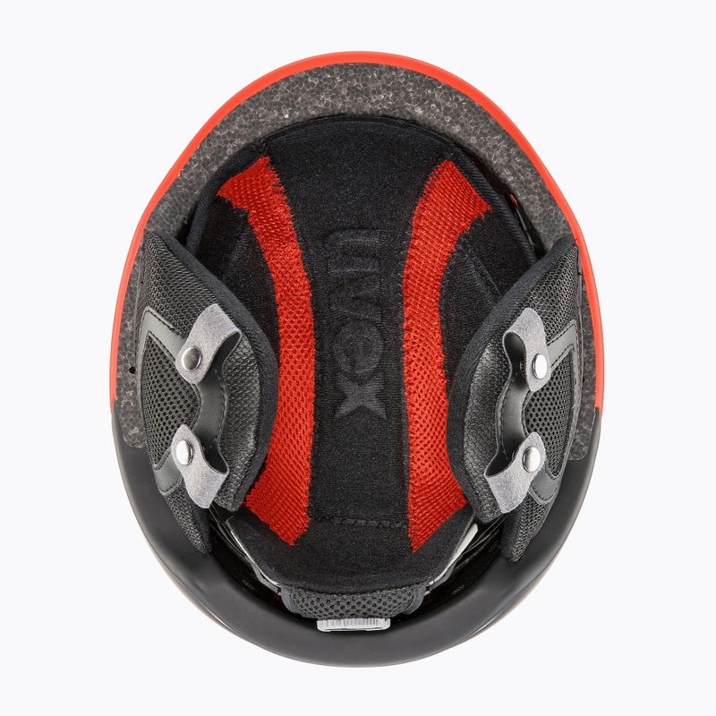 Casco da sci UVEX P.8000 Tour feroce rosso/nero opaco 15