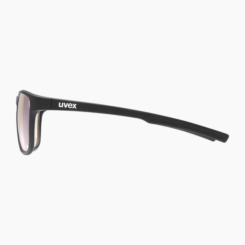 Occhiali da sole UVEX Retina Blue CV nero opaco/giallo 7