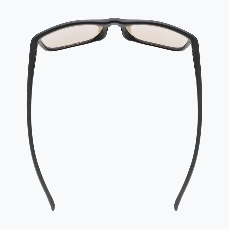 Occhiali da sole UVEX Retina Blue CV nero opaco/giallo 8